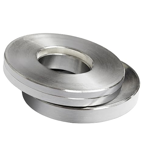 Self-Aligning Spherical Washer Set, 58 ID x 1-38 OD x 516 Thick, for Bench Grinders with 58 Spindles