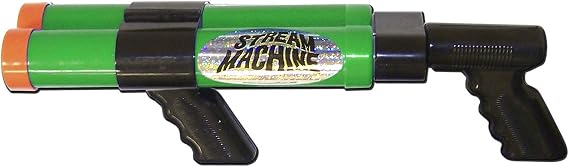 Water Sports, Stream Machine Water Cannon, Squirt Gun, Soaker, and Water Launcher for Outdoor Games and Swimming Pool Toy for Kids and Adults, Colors May Vary, DB-1200, Double Barrel