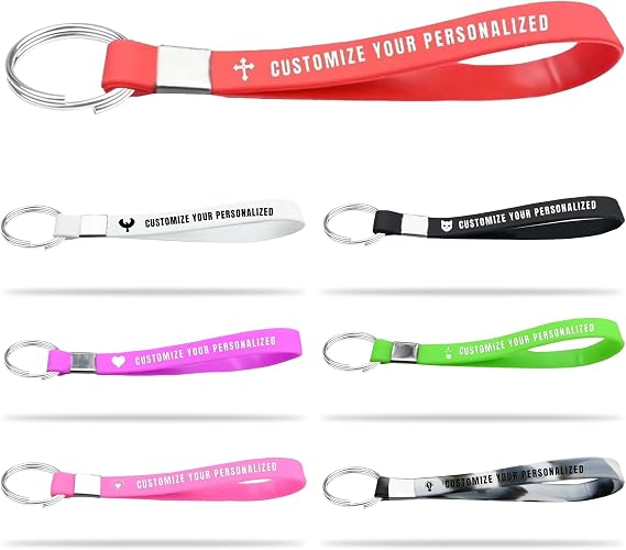 Bulk Custom Silicone keychains