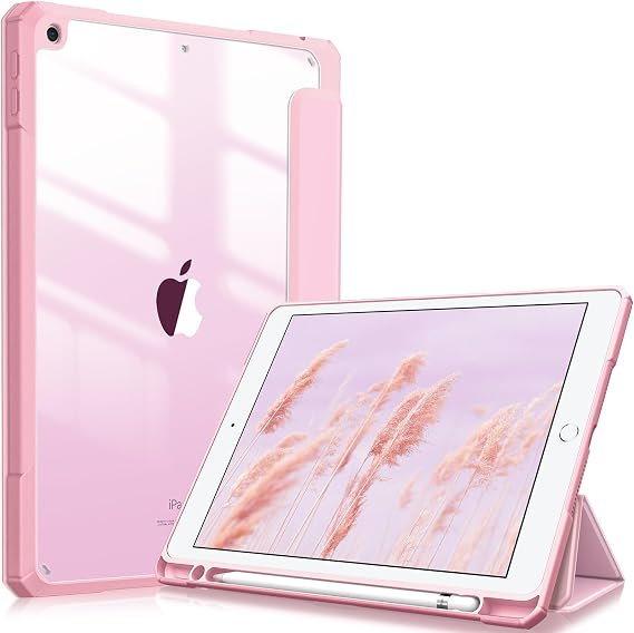 Fintie Hybrid Slim Clear Case for iPad 9th / 8th / 7th Generation 10.2 Inch
