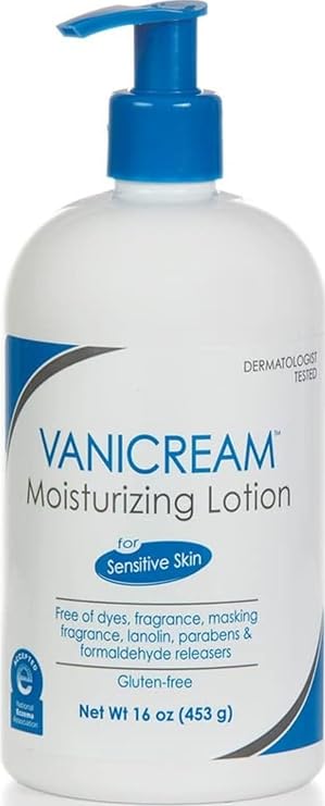 Vanicream Moisturizing Lotion, Body and Face Moisturizer, 16 Oz Pump