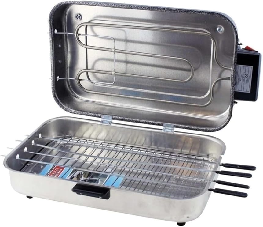 Ultra Lüks Standart Boy Boru Rezistanslı Elektrikli Izgara Barbekü Mangal Piknik Aletleri, 259662145
