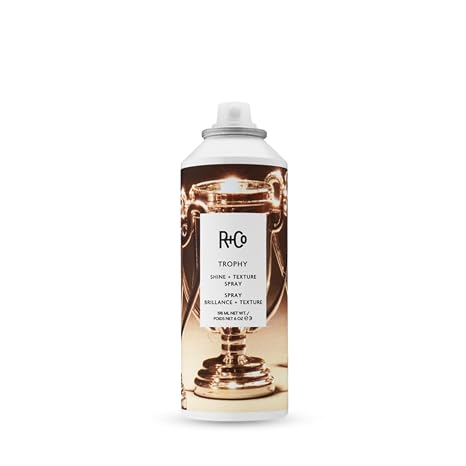 R+Co TROPHY Shine + Texture Spray Hair Texturizing & Shine Spray, Adds Volume & Manageability, All Hair Types