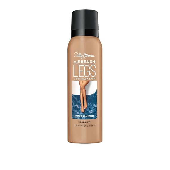 Sally Hansen Airbrush Legs, Leg Spray-On Makeup, Light Glow, Easy Application, Flawless Looking Legs, Water Resistant, Transfer Proof