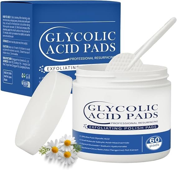 Glycolic Acid Resurfacing Pads,60 Count