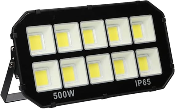 Led Floodlight, Led Spotlight Super Bright 6000K Cold White Led Flood Light Outdoor, Ip65 Waterproof Security Lights for Sports Field Garage Garden Backyard/Color/500W