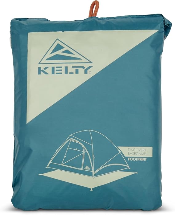 Kelty Discovery Basecamp 4 Person Tent Footprint (FP Only) Protects Tent Floor from Wear and Tear