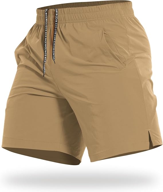 CANGHPGIN Mens Workout Athletic Shorts 7 inch / 5 inch Quick Dry Running Shorts Men Lightweight Sports Gym Shorts with Pocket