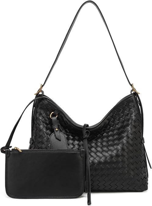 Woven Leather Tote Bag For Women Crossbody Shoulder Bag Large Hobo Handbags Vegan Female Bag Vegetable Basket