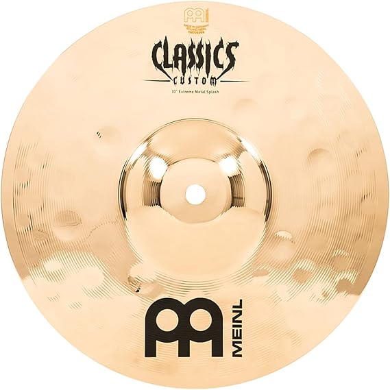 Meinl 10" Splash Cymbal - Classics Custom Extreme Metal - Made in Germany, (CC10EMS-B)