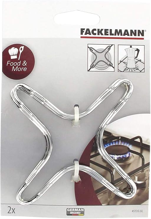 Fackelmann Gas Enhancer for Pans, 2 pcs, Silver