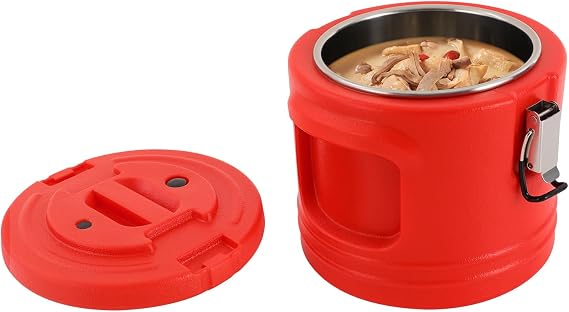 5L Insulated Food Container, Portable Commercial Food Warmer, Hot or Cooler Insulated Food Container Carrier for Restaurant Canteen Home Party Lunch (5L)