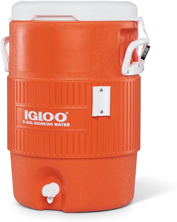 Igloo 5 seat top beverage cooler 5 Seat Top Orange
