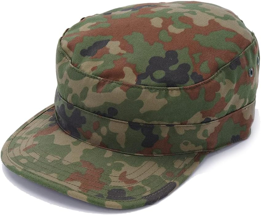 Broptic Ground Self-Defense Force Patrol Cap, Military Cap, Mens, Womens, Hat, Self-Defense Forces Camo, L