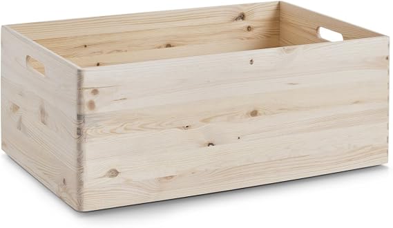 Zeller 13144 Multi-Purpose Box Coniferous Wood 60 x 40 x 24 cm
