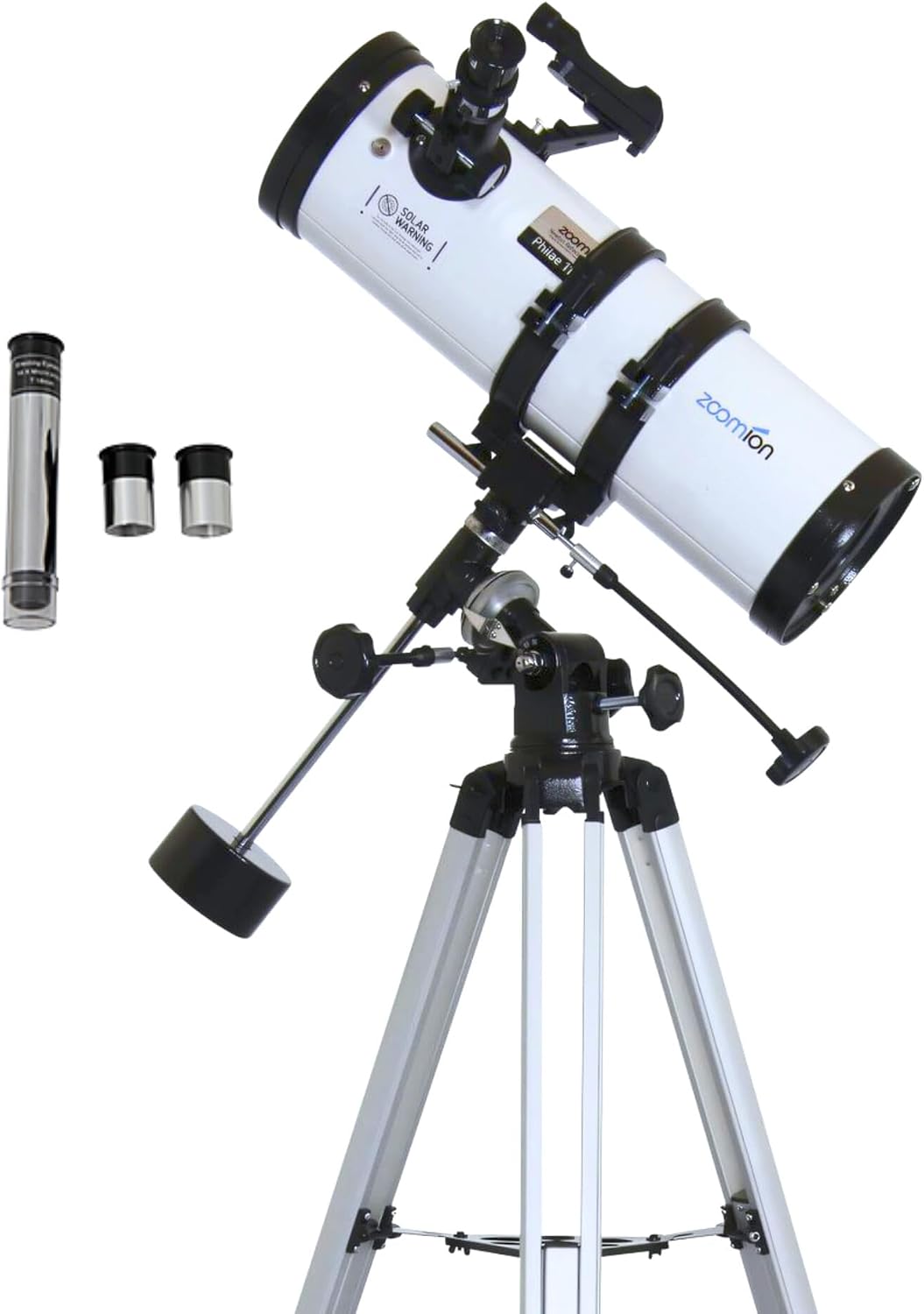 Zoomion Philae 114 EQ astronomical telescope with 114mm aperture and 500mm focal length