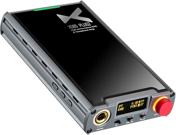 xDuoo XD05 PLUS2 Portable DAC Headphone Amp - 1200mw Out Power Bluetooth 5.1 USB Support UAC1.0/2.0 PCM384KHZ/DSD256/MQA with EQ Adjustment