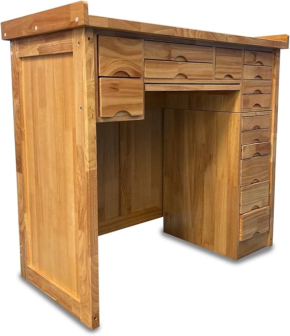 Rosenthal Collection Solid Wood Watchmakers Bench