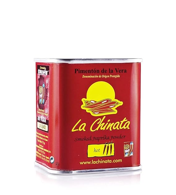 La Chinata. Hot Smoked Paprika Powder. 70g (2.47oz) tin.