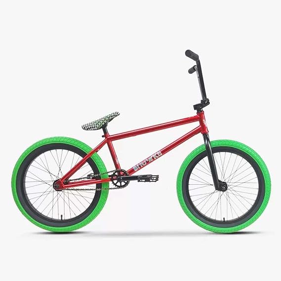 20 Inch BMX Bike Bicycle, Stunt Action BMX Bicycle, Advanced Rider Professional Street BMX Bike, Suitable for Beginner Levels for Adults Children