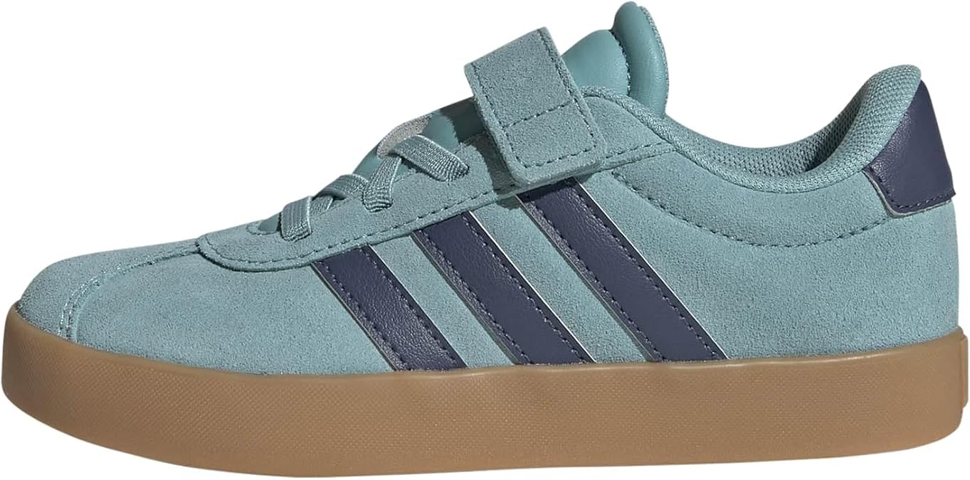 adidas Kids' VL Court 3.0 Elastic Lace Sneaker