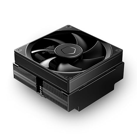 ID-COOLING IS-53-XT Black 53mm Low Profile CPU Cooler, 4 Heatpipes, 120W