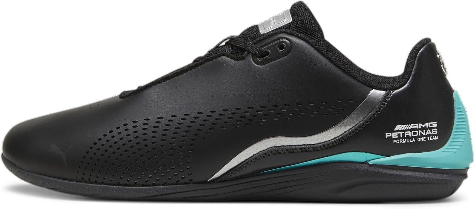 Puma Mens Mercedes AMG Petronas Drift Cat Decima Sneaker, Puma Mens Black-Flat Dark Gray, 12
