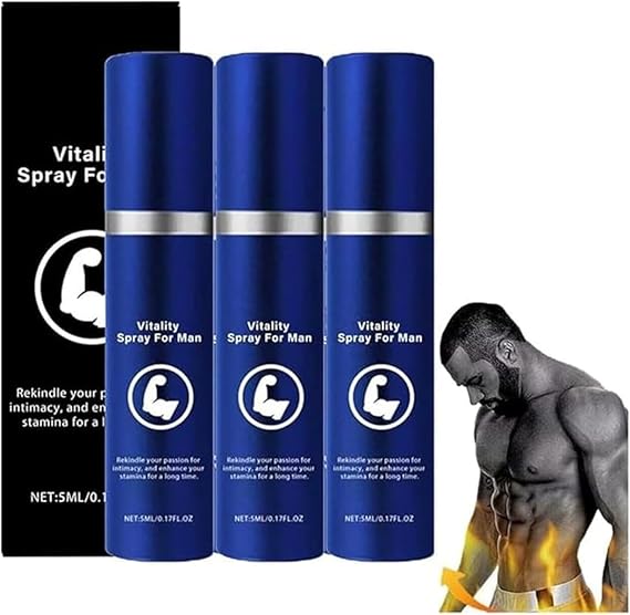 ErectBoost Vital Spray for Men, Erect Boost Spray for Men, Quickly Enhance Male Charm, Maintain Lasting Vitality, Fast-Acting Results, Improve The Quality of Love (3 Pcs)