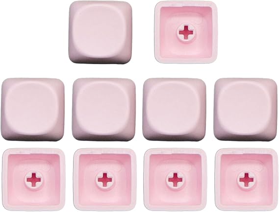 10Piece PBTs Blanks Keycap MOAs Height 1U Supplements Gaming Keycap Key Button Keyboards