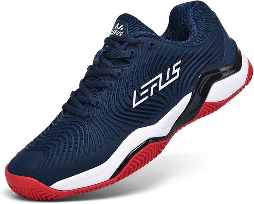 Men's Tennis & Racquetball Anti Slip Court Sneakers Cushioned, Breathable for Men and Women