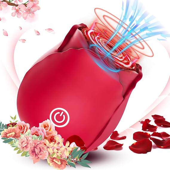 2 in 1 Upgraded Version 2025 Roses Reality Flower Toy for Women, Whisper-Quiet & Waterproof Design Adult Tool for Women KD36
