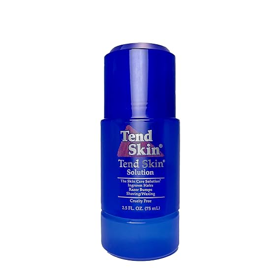 Tend Skin Refillable Roll-On Solution For Razor Bumps & Ingrown Hair 2.5 Oz | Solution for Unsightly Razor Burns, Post Shaving and Waxing Toner, Deodorant, Made in USA