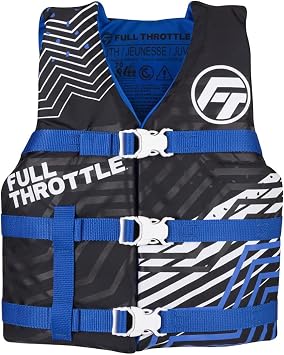 Full Throttle Youth Nylon Life Jacket, Pink