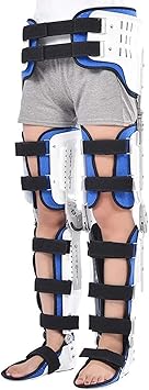 Hip Knee Ankle Foot Orthosis, Adjustable Knee Orthosis, Knee Ankle Foot Orthosis Brace, Hip Knee Ankle Foot Orthosis for Brace Leg Fracture Foot and Orthotics of Lower Limbs, Legs Joint Fixator