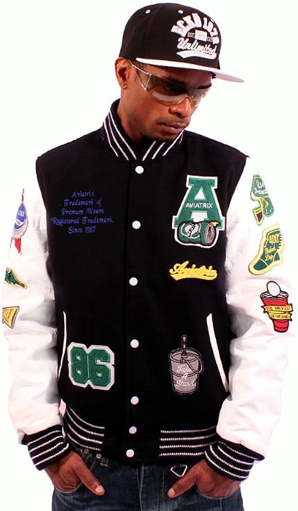 Aviatrix Men's Baseball Bomber Jacket
