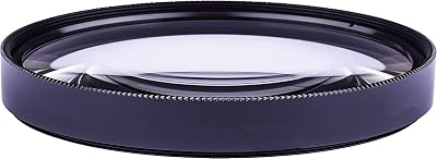 10x High Definition 2 Element Close-Up Macro Lens for Nikon, Canon, Sony, Panasonic, Fujifilm, Pentax & Olympus DSLRs 37mm
