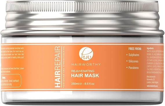 Hairrepair Rejuvenating Hair Mask, Instant Nourishing Treatment, Intensive Deep Revitalizing Formula for Soft, Shiny and Healthy Hair.