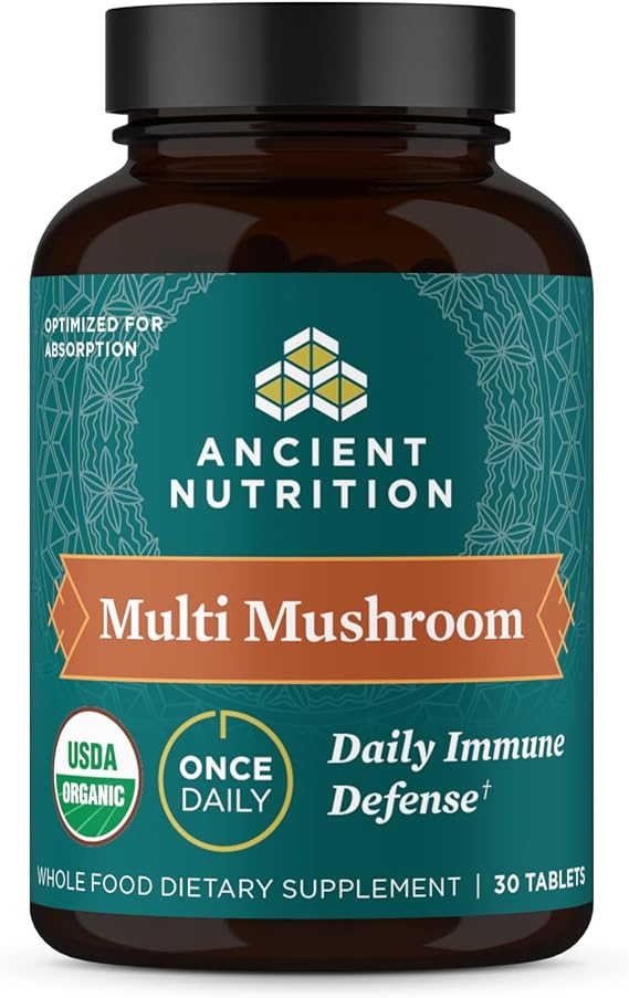 Ancient Nutrition Multi Mushroom Supplement, Supports Stress Response
