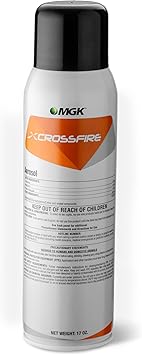 MGK Crossfire Aerosol | Insecticide Spray | Indoor Bed Bug Killer | for Long-Lasting Bed Bug Control | 17 Ounce Can