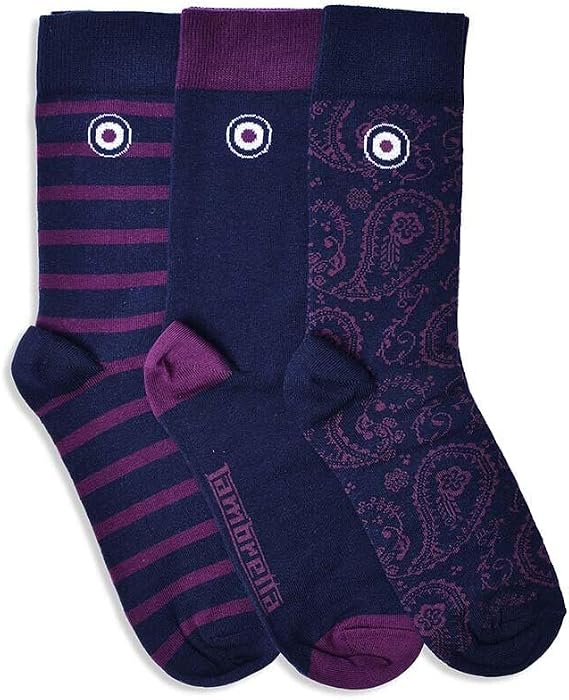 Lambretta Mens Target Socks (Pack of 3)