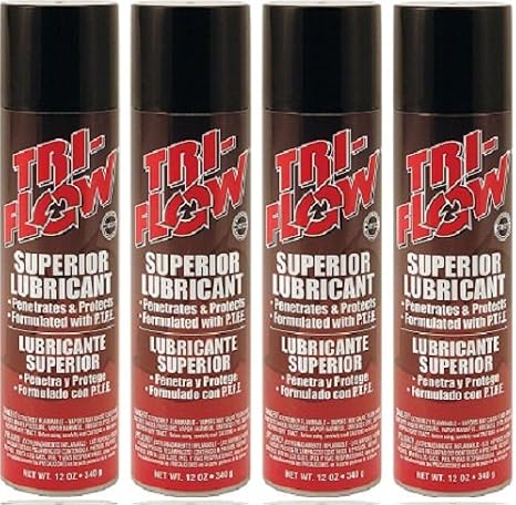Tri-Flow TF20006 12 oz Aerosol Superior Lubricant - Quantity 4