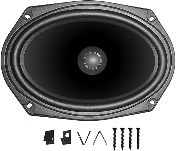 6x9 Speaker,Dual Cone Car Speaker,6x9 Door speaker Single Unit,Full Range,4 Ohm,Wide Frequency Response,Enhanced Bass,Polypropylene Cone,Rubber Surround,OEM Replacement,Coaxial,Car Stereo System