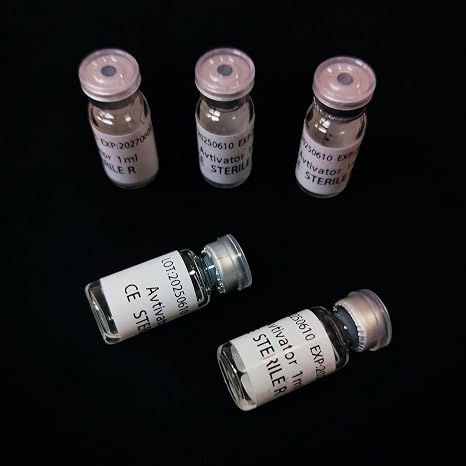 PRP Activator Serum 5 1 mL Sterile Vials, Concentrated Platelet-Rich Plasma Activator Solution