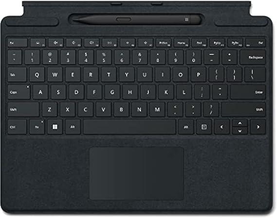 Microsoft Surface Pro X Signature Type Cover Keyboard with Pen - Black - QSW-00003