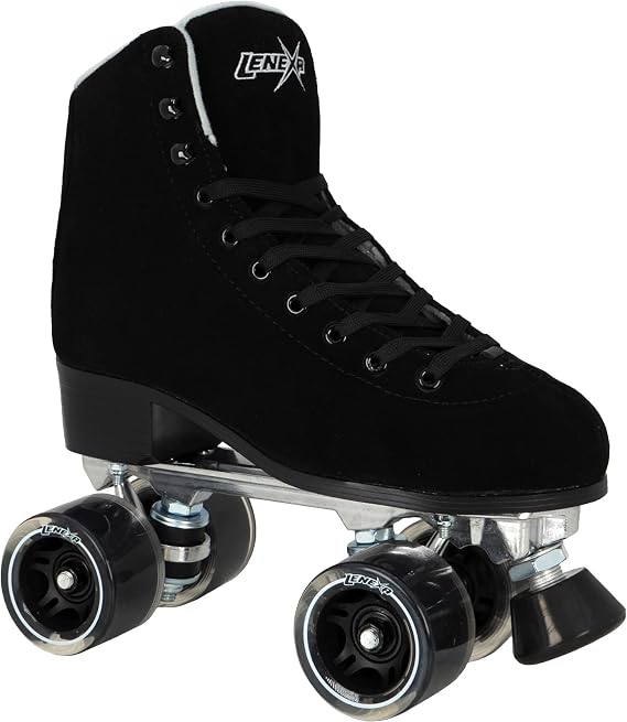 Lenexa Shadow Quad Roller Skates with Aluminum Plate & ABEC-7 | Built for indoor sessions, outdoor paths, and recreational skating adventures. - Unisex Fit for Women, Men, Boys & Girls