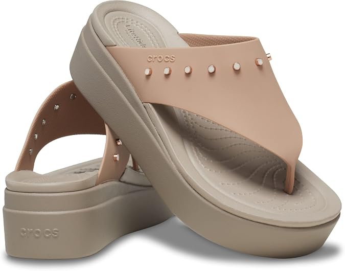 Crocs Women's Brooklyn Flip Low Wedge Sandals