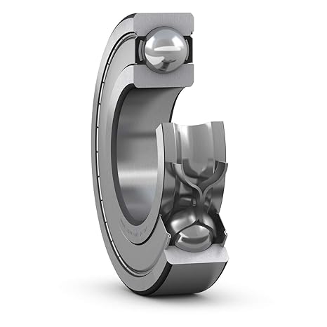 SKF 625-2Z/LHT23 Radial Bearing, Single Row, Deep Groove Design, ABEC 1 Precision, Double Shielded, Non-Contact, Normal Clearance, Steel Cage, Metric, 5mm Bore, 16mm OD, 5mm Width