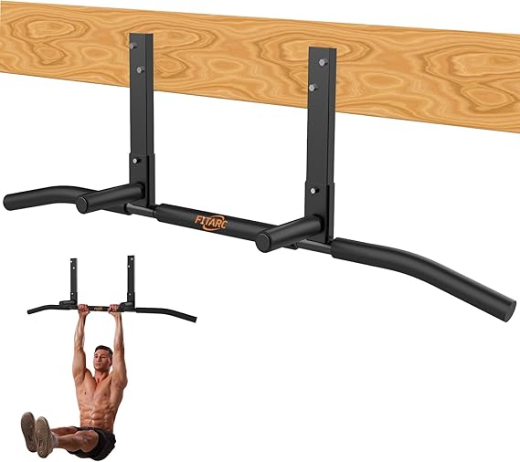 Fitarc Pull Up Bars Pull Up Bar Wall Mounted Joist Wall Mount Pull Up Bar Bar Bracket Home Gym Workout Strength Training Equipment
