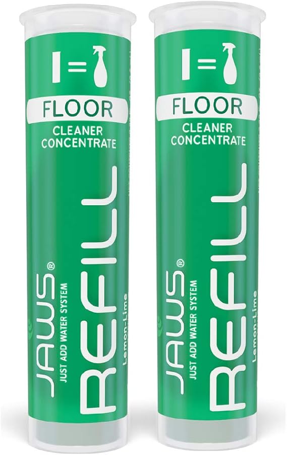 JAWS Hardwood Floor Cleaner Refill Pack. Includes 2 Refill Pods. Refillable Cleaning Supplies.