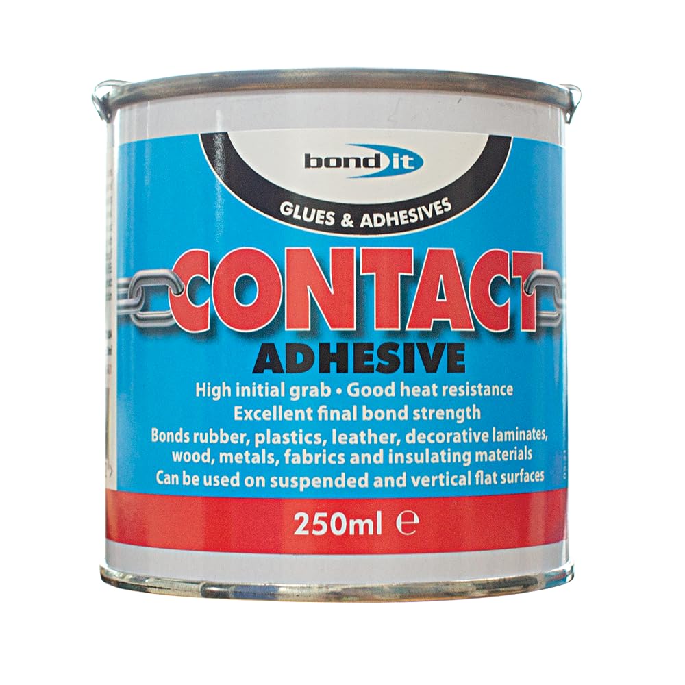 250ml Bond it Contact Adhesive Rubber Plastic Metal Leather Wood strong Glue